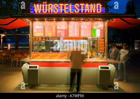 Hot Dog stand in Austria Foto Stock