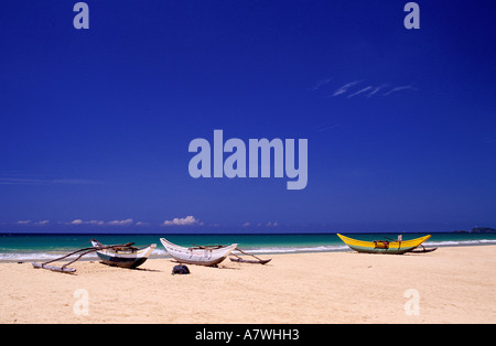 Sri Lanka, a sud-ovest della costa, Bentota, spiaggia Foto Stock