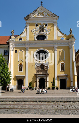 Il centro storico della città di Kosice, Slovacchia Foto Stock