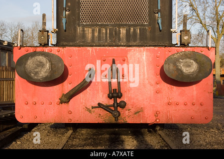Un diesel locomotore ferroviario Foto Stock