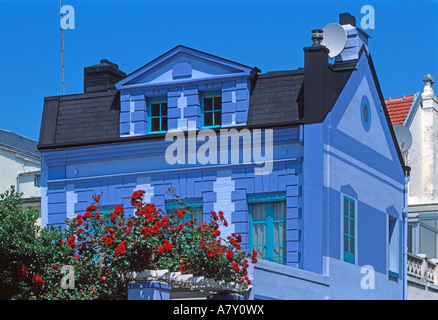 Casa dipinta di Le Havre, Normandia, Francia Foto Stock