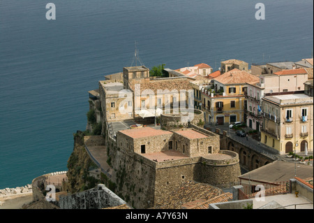 L'Italia, Calabria, PIZZO: Vista del Castello Murat (XV secolo) Foto Stock