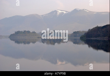 Derwent Water Lake District U K Foto Stock