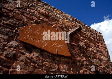 Nord America, USA, Arizona, Navajo Indian Reservation, Ganado, Hubbell Trading Post National Historic Site. Foto Stock