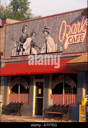 Ozark Cafe di Jasper, Arkansas Foto Stock