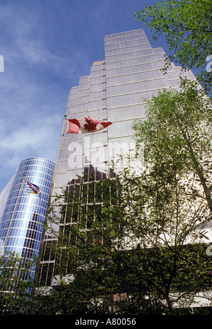 Canada British Columbia Vancouver Downtown moderni edifici per uffici Foto Stock