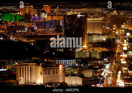 Las Vegas vista aerea da un blimp Foto Stock