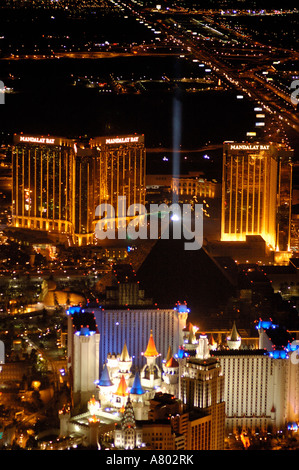 Las Vegas vista aerea presi da un blimp Foto Stock