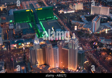 Las Vegas vista aerea da un blimp Foto Stock