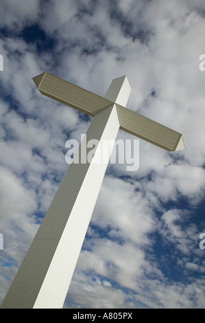 Stati Uniti d'America, Texas Panhandle Area, lo Sposo: Croce del Nostro Signore (el. 190 ft.) 2. Più grande croce nell'emisfero occidentale Foto Stock