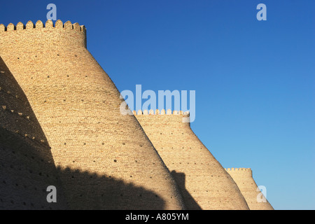 Le pareti dell'Arca a Bukhara Foto Stock