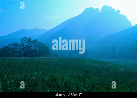 Rocce di Seneca, West Virginia, New Scenic 5 posti Foto Stock
