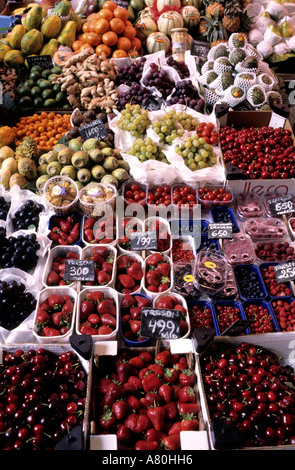 In Spagna, in Catalogna, Barcelona, al mercato della Boqueria Foto Stock