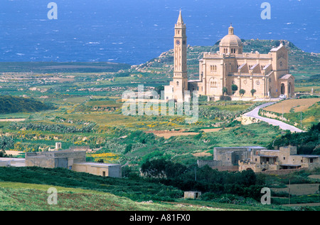 Malta e Gozo Island, Basilica di Ta' Pinu dove i miracoli sono stati osservati Foto Stock