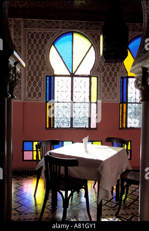 Il Marocco, Tangeri, Hotel Continental costruito nel 1870 Foto Stock