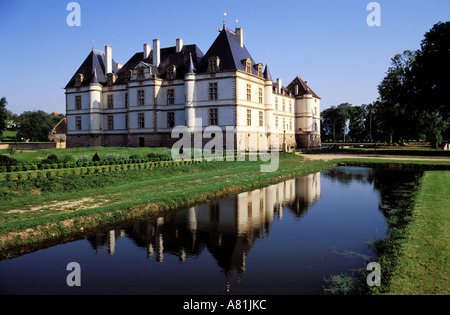 Francia, Saône et Loire, Cormartin castle in Borgogna Foto Stock