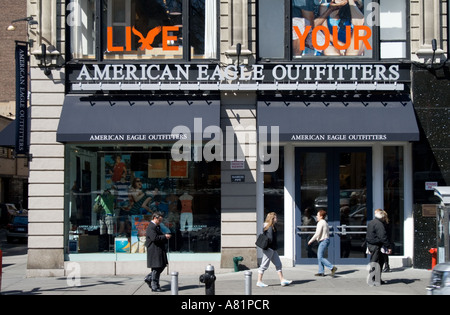 American Eagle Outfitters Shop Union Square di New York City Foto Stock