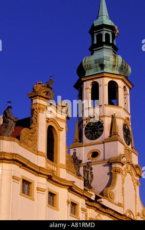 Repubblica Ceca, Praga, Hradcany district (castello dintorni), Nostra Signora di Lorette chiesa Foto Stock