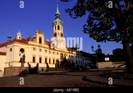 Repubblica Ceca, Praga, Hradcany distretto (castello), Nostra Signora di Lorette chiesa Foto Stock