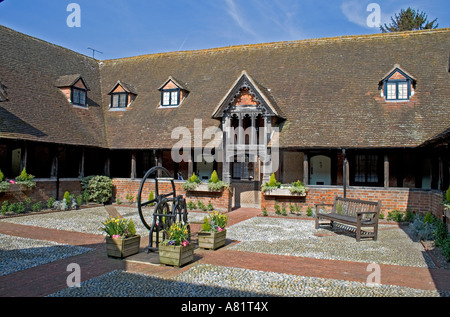 Gli ospizi di carità St Marys Chiesa Ewelme Oxfordshire Foto Stock