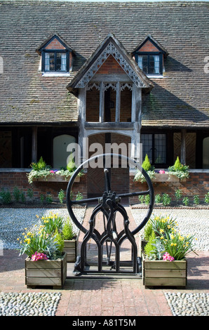 Gli ospizi di carità St Marys Chiesa Ewelme Oxfordshire Foto Stock