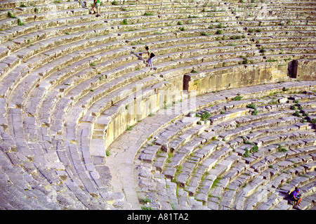 Anfiteatro romano - Hierapolis, Pamukkale, Turchia Foto Stock