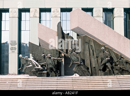 Monumento alla insurrezione di Varsavia, Varsavia, Polonia Foto Stock