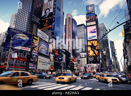 Times Square di New York City, Stati Uniti d'America Foto Stock