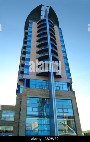 Lowry appartamenti Salford Quays Greater Manchester Lancashire Nord ovest Europa REGNO UNITO Foto Stock
