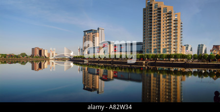 Lowry Salford Quays Greater Manchester Lancashire Nord ovest Europa REGNO UNITO Foto Stock