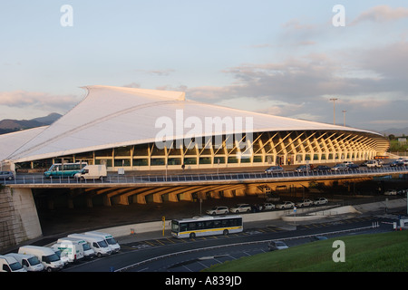 Spagna Bizkaia Bilbao, vista l'Aeroporto Sondica Foto Stock