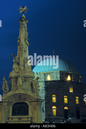 Szechenyi Ter Chiesa, Pecs, Dél-Dunántúl, Ungheria Foto Stock