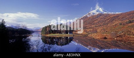Loch Affric e Mam Sodhail Mountain Glen Affric Inverness-shire Scotland GPAN 0082 Foto Stock