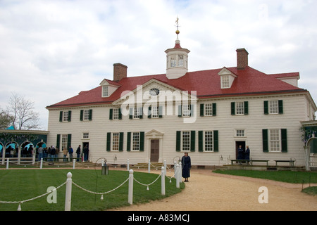 Il Mansion House Agriturismo a George Washingtons Mount Vernon Virginia Foto Stock