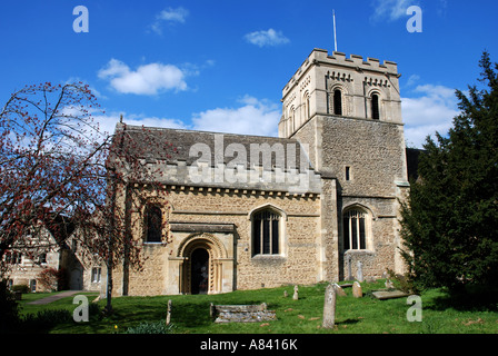 La Chiesa di Santa Maria, Iffley, Oxford, Oxfordshire, England, Regno Unito Foto Stock