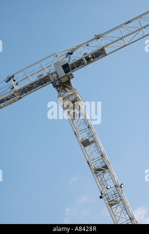 Gru a torre sulla Regina Alexander Ospedale sito in costruzione Foto Stock