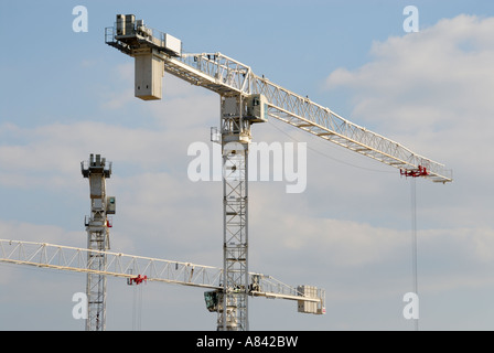 Gru a torre sulla Regina Alexander Ospedale sito in costruzione Foto Stock