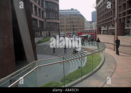 Broadgate Circus, città di Londra, Inghilterra Foto Stock