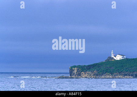 Lobster Cove faro capo roccioso lordo del porto Morne National Park Terranova in Canada Foto Stock