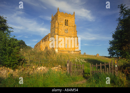 Chiesa di tutti i santi a Walesby nel Lincolnshire Wolds Essex Foto Stock