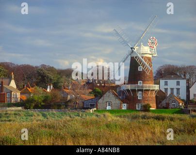 I canneti e paludi a Cley accanto il mare Norfolk England Regno Unito Foto Stock