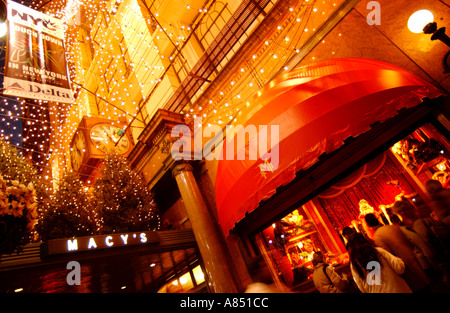Magazzino Macy's, l'Herald Square e Broadway Foto Stock