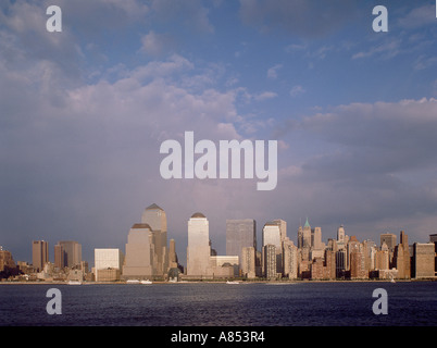 Stati Uniti d'America. Vista della città di New York senza World Trade Center Twin towers (dopo 911?). 1999. Foto Stock