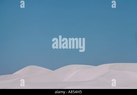 Australia Occidentale. Dune di sabbia di Lancelin. Cresta di sabbia bianca. Foto Stock