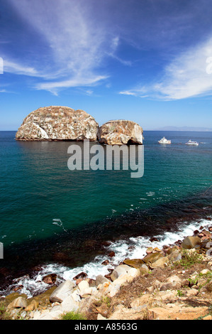 Los Arcos rocce di Banderas Bay a sud di Puerto Vallarta Messico Foto Stock