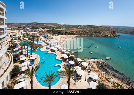 Radisson SAS Golden Sands Hotel Golden Bay, Malta Foto Stock