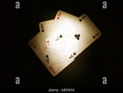 Carte da gioco Foto Stock