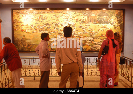 Jalianwala Bagh Memorial turisti Amritsar Punjab India Indian Foto Stock