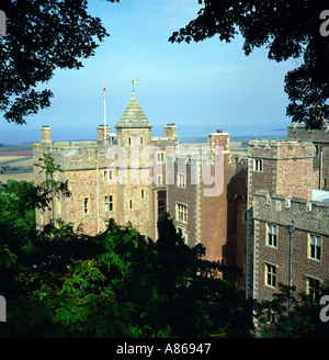 Il Castello di Dunster Somerset Inghilterra Foto Stock