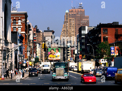 Stati Uniti New York Manhattan Canalstreet Billboard China Town Foto Stock